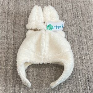 Carter's Cream Fuzzy Hat and Mitten Set